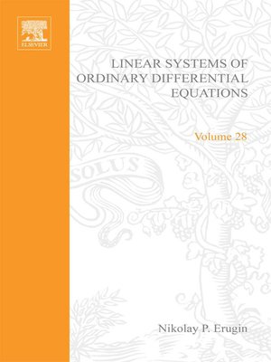 cover image of Linear Systems of Ordinary Differential Equations, with Periodic and Quasi-Periodic Coefficients
